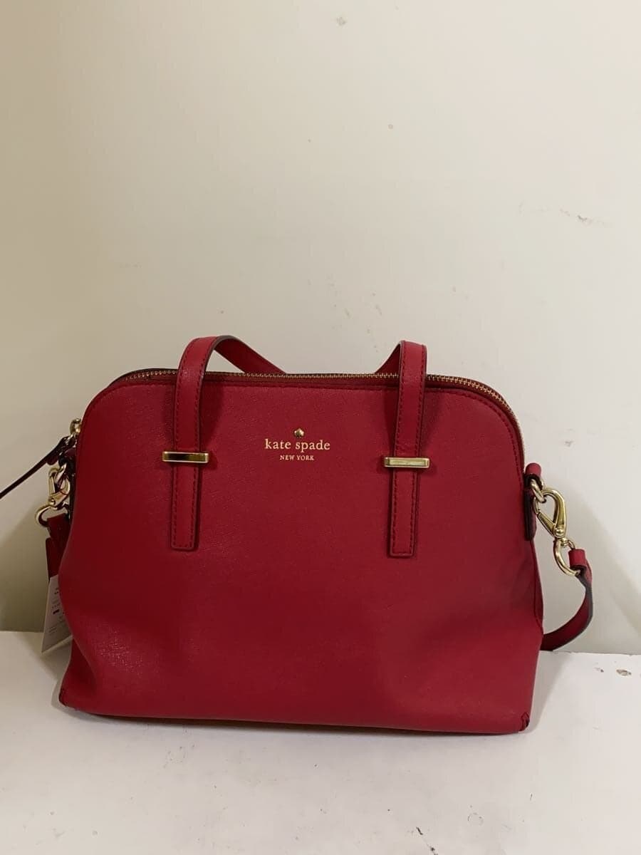 kate spade new york Shoulder Bag Leather RED