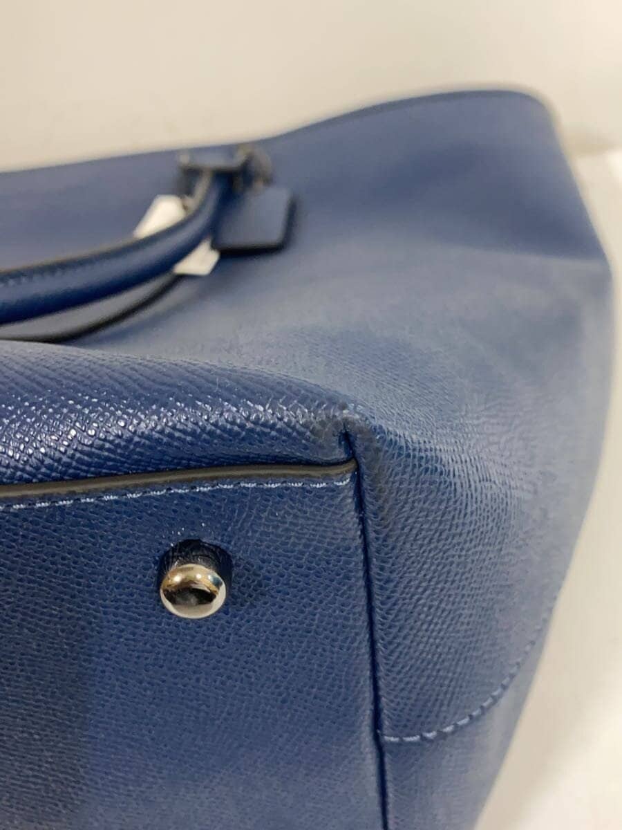 COACH Tote Bag Leather NVY Solid CBG48 7