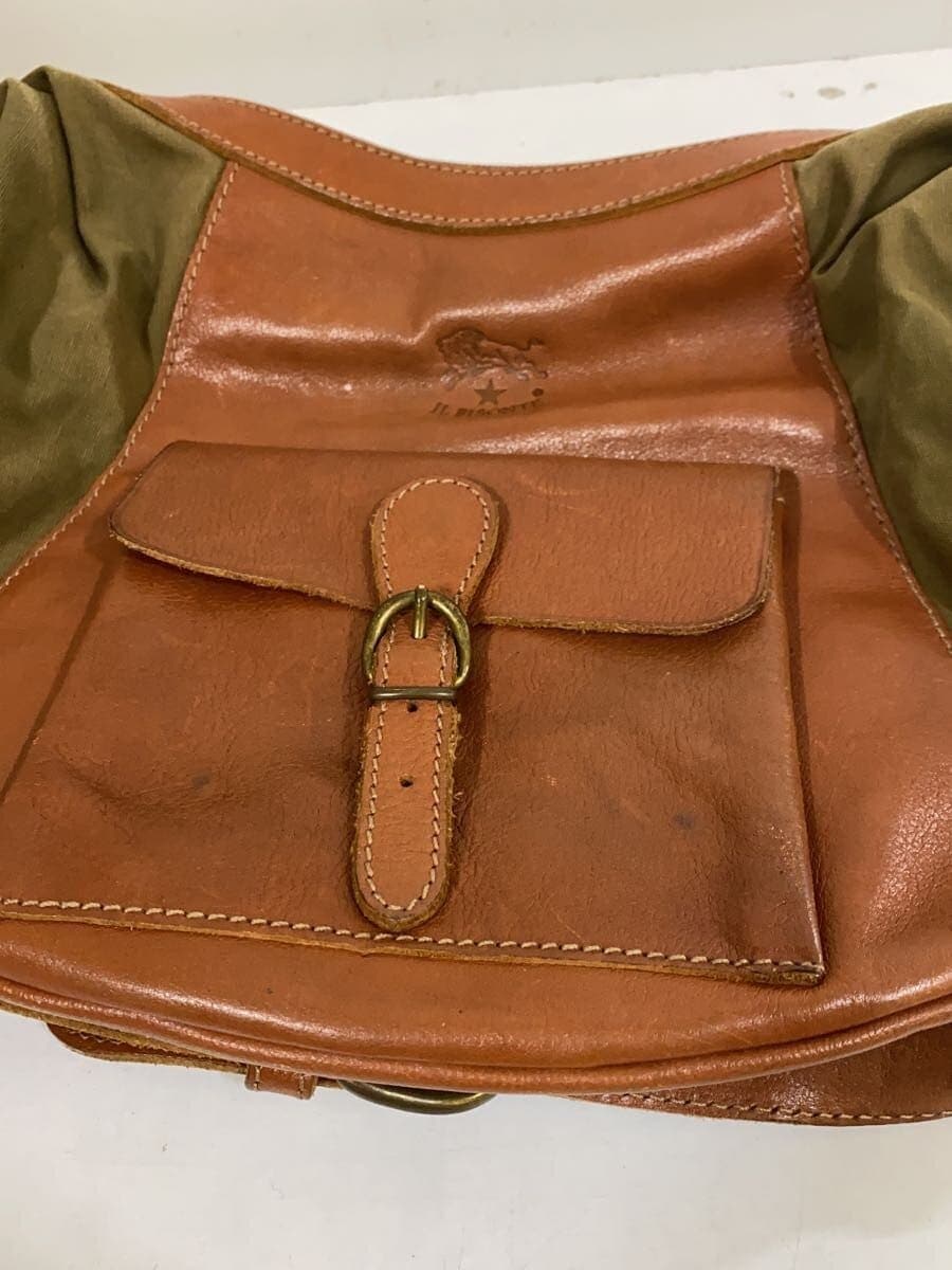 IL BISONTE Shoulder Bag Leather BRW 9