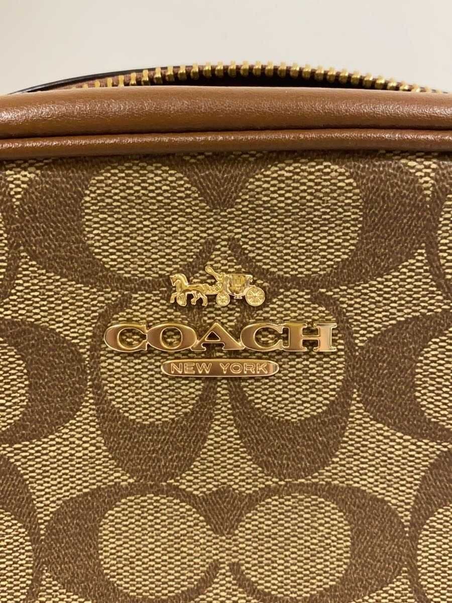 COACH Shoulder Bag PVC BRW Allover Pattern C9926 5