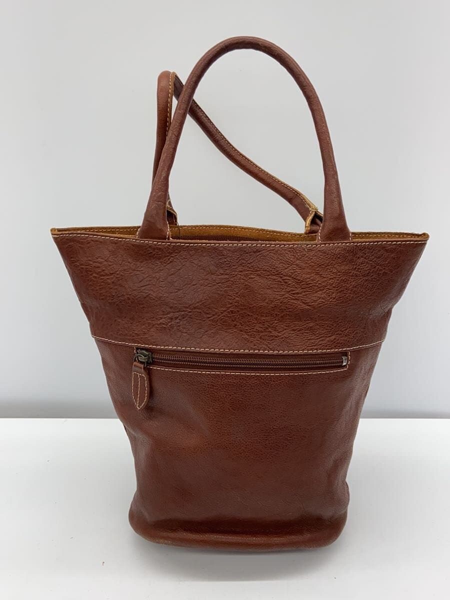 DAKOTA Handbag Leather BRW Misshapen 3