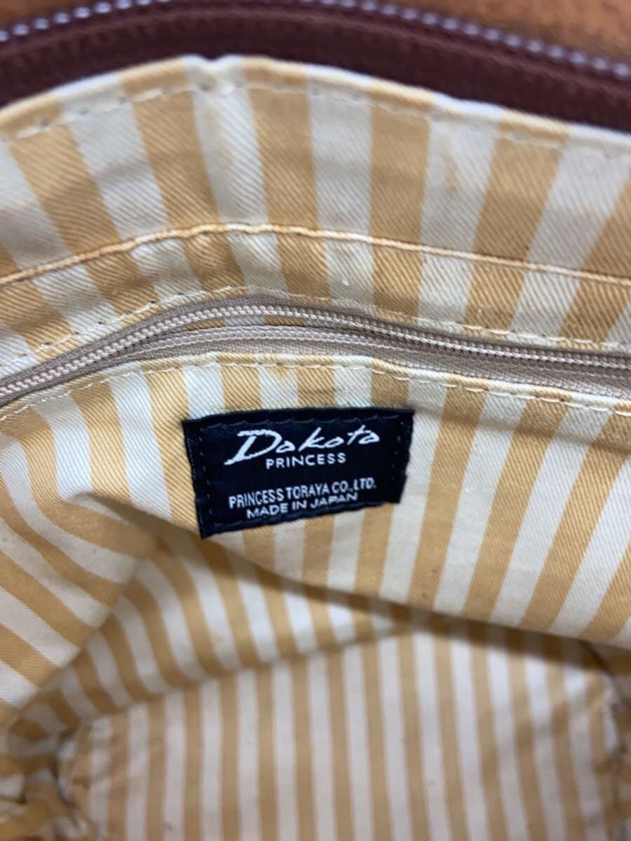 DAKOTA Handbag Leather BRW Misshapen 5