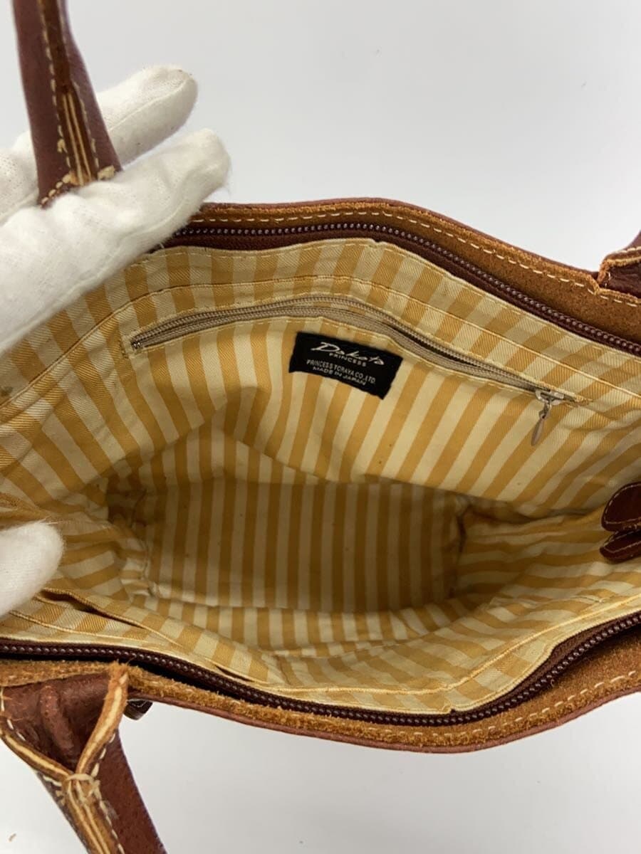 DAKOTA Handbag Leather BRW Misshapen 6