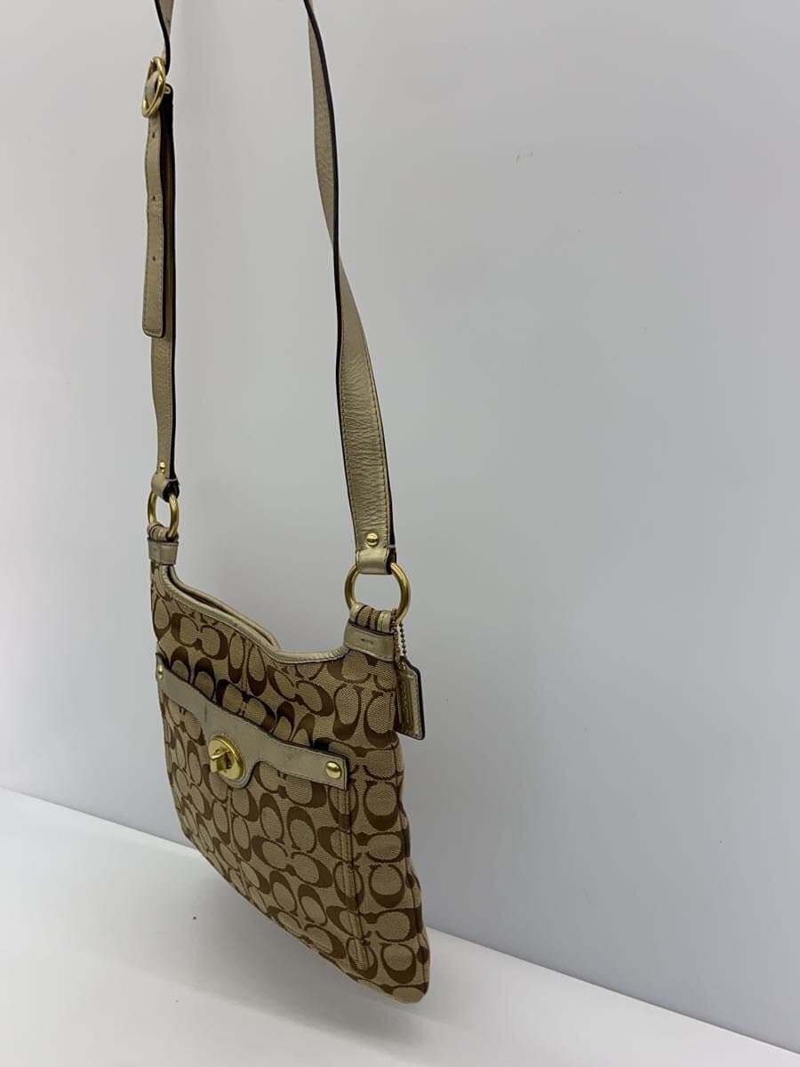 COACH Hippy _Penelope _Signature_Black Canvas BEG All Over Pattern 2