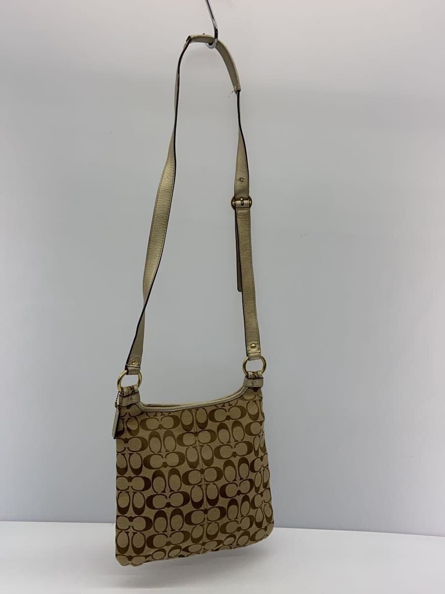 COACH Hippy _Penelope _Signature_Black Canvas BEG All Over Pattern 3