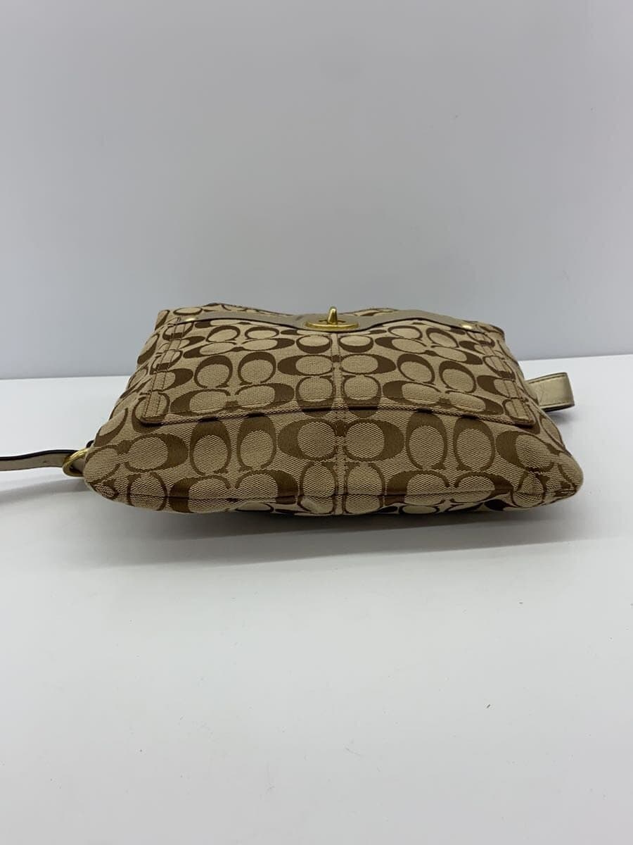 COACH Hippy _Penelope _Signature_Black Canvas BEG All Over Pattern 4