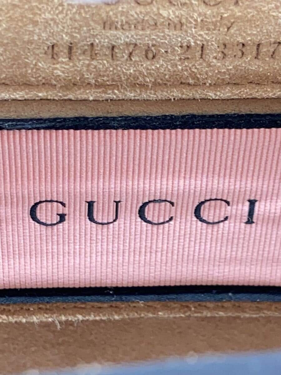 GUCCI Tote Bag_GUCCI Embossed_Ghost Leather BLK 5