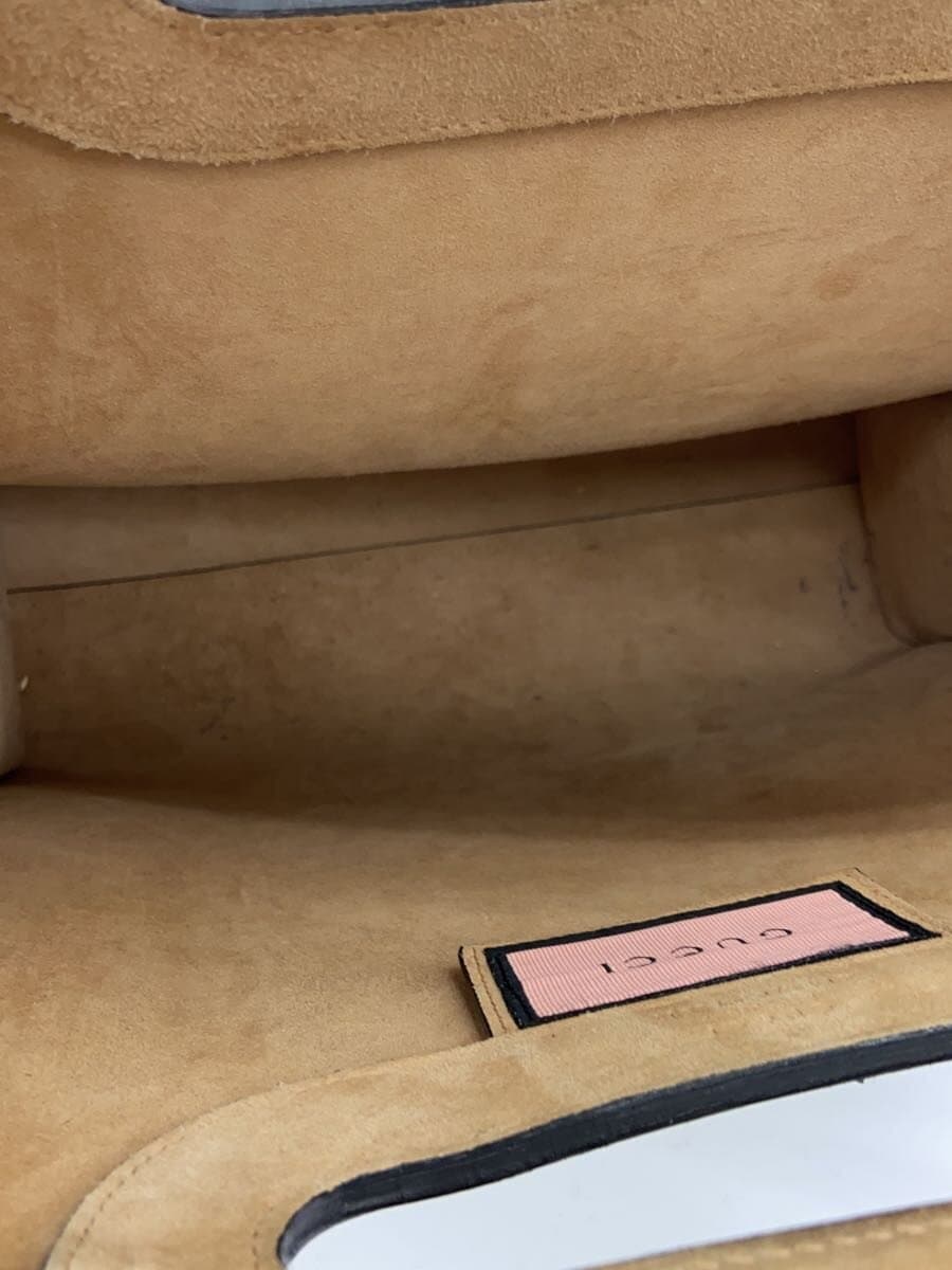 GUCCI Tote Bag_GUCCI Embossed_Ghost Leather BLK 6