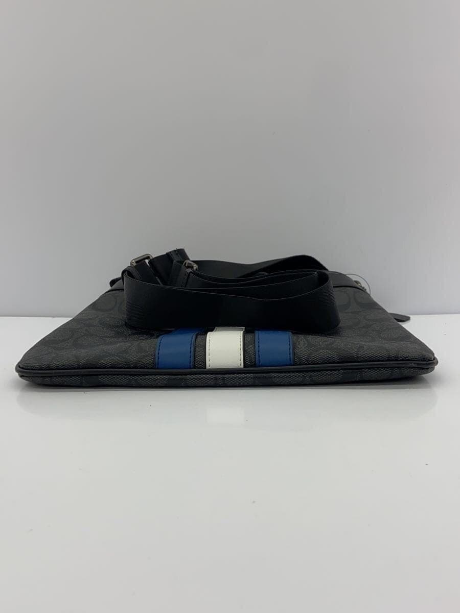 COACH Charles Pieced Var City Shoulder Bag PVC BLK All Over Pattern F26068 4