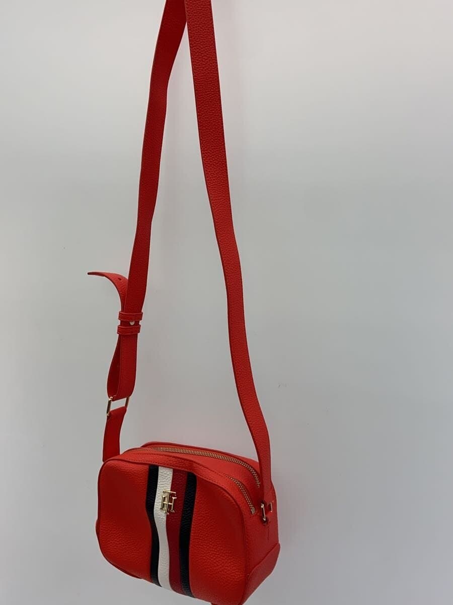 TOMMY HILFIGER Shoulder Bag Faux Leather RED M122310032 2