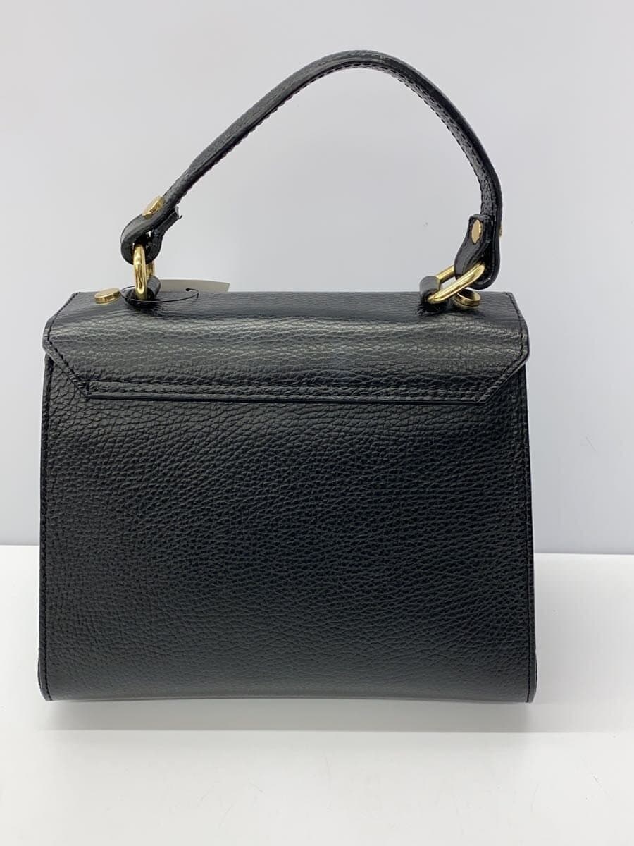 AULENTTI Shrunken Leather 2-Way Shoulder Bag Bag Leather BLK 3