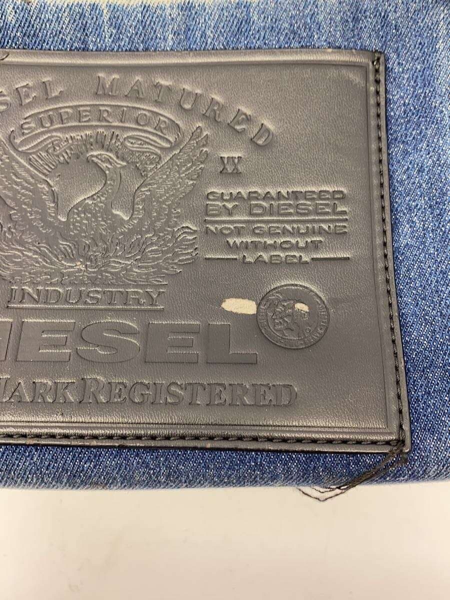 DIESEL Denim Shoulder Bag IDG Leather Parts Deteriorated 7