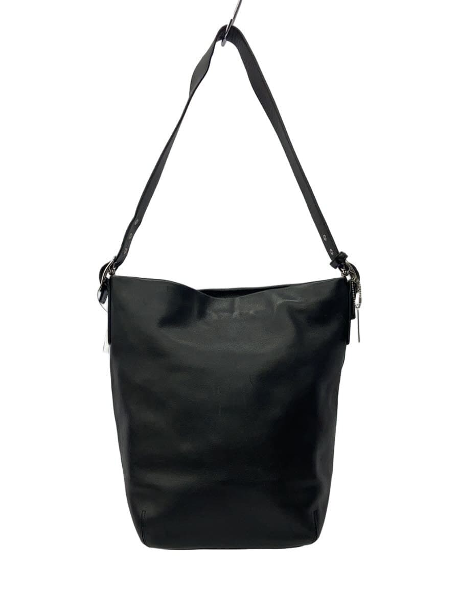 COACH Shoulder Bag Leather BLK H2S-9151