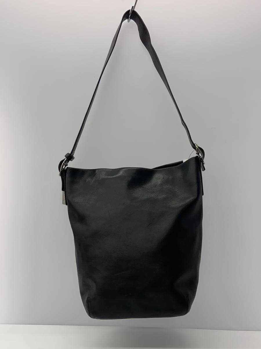 COACH Shoulder Bag Leather BLK H2S-9151 3