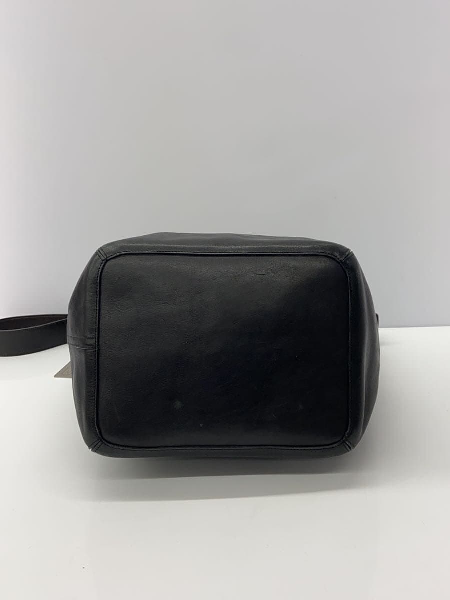 COACH Shoulder Bag Leather BLK H2S-9151 4