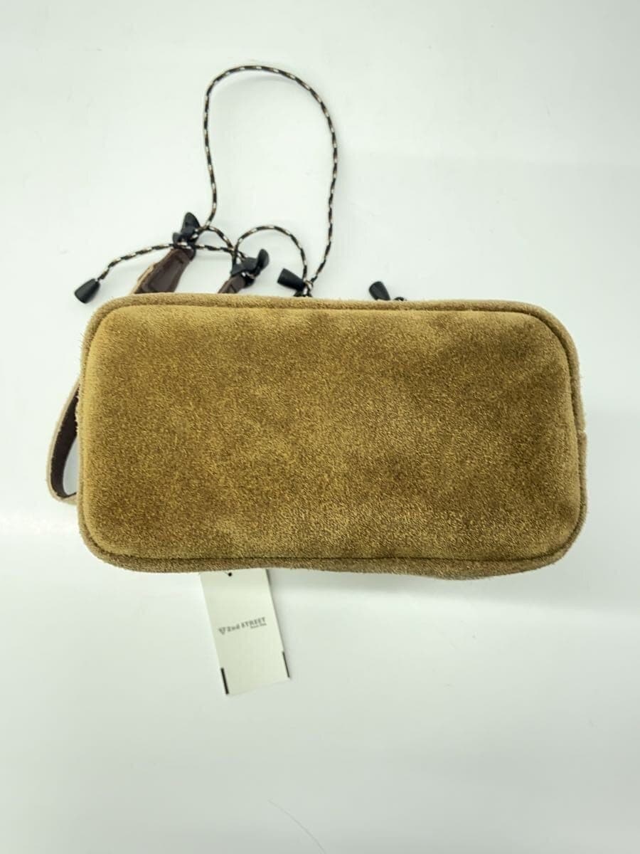 AS2OV WATER PROOF SUEDE MINI DRAW STRING SHOULDER Cowhide 4