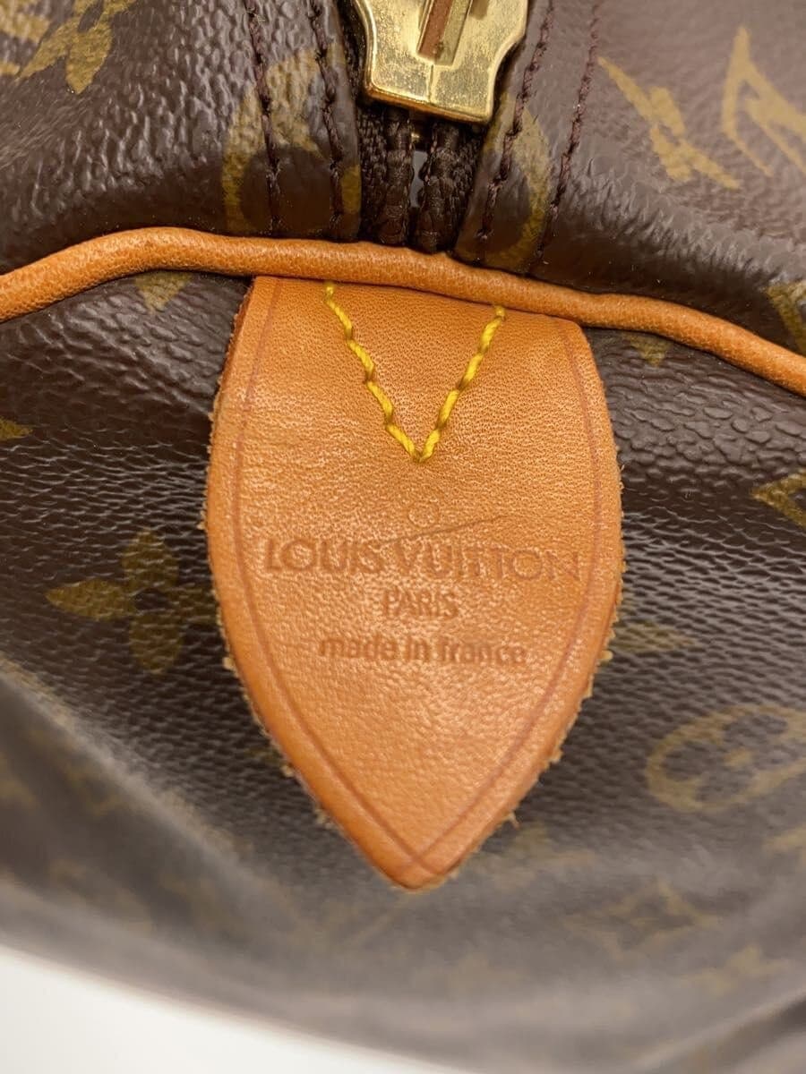 LOUIS VUITTON Keepall Bandouliere 55_Monogram Canvas PVC BRW 5
