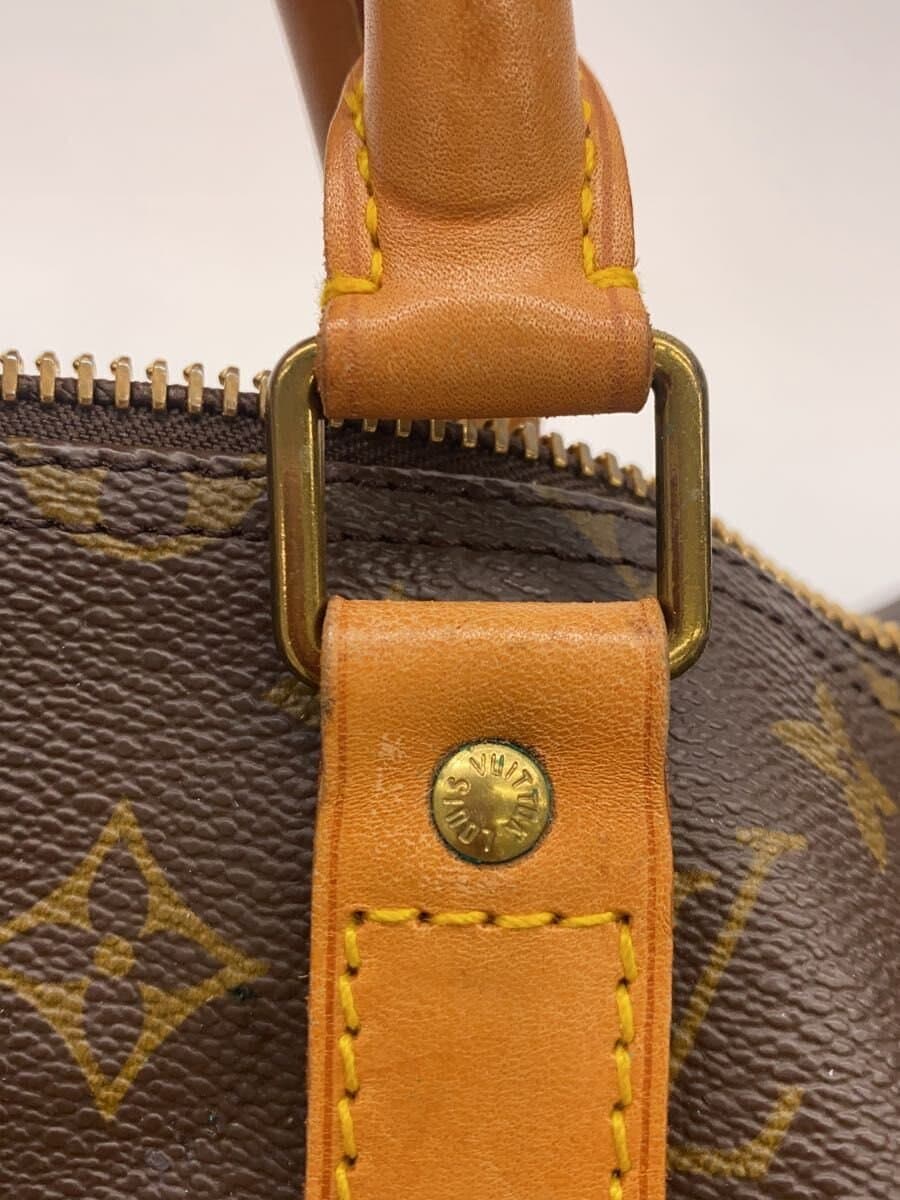 LOUIS VUITTON Keepall Bandouliere 55_Monogram Canvas PVC BRW 7