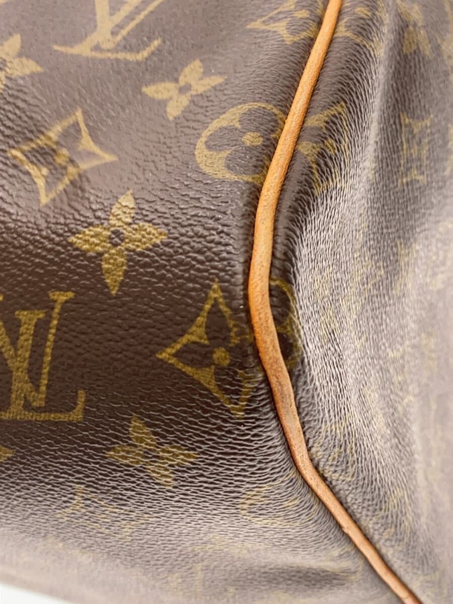 LOUIS VUITTON Keepall Bandouliere 55_Monogram Canvas PVC BRW 8