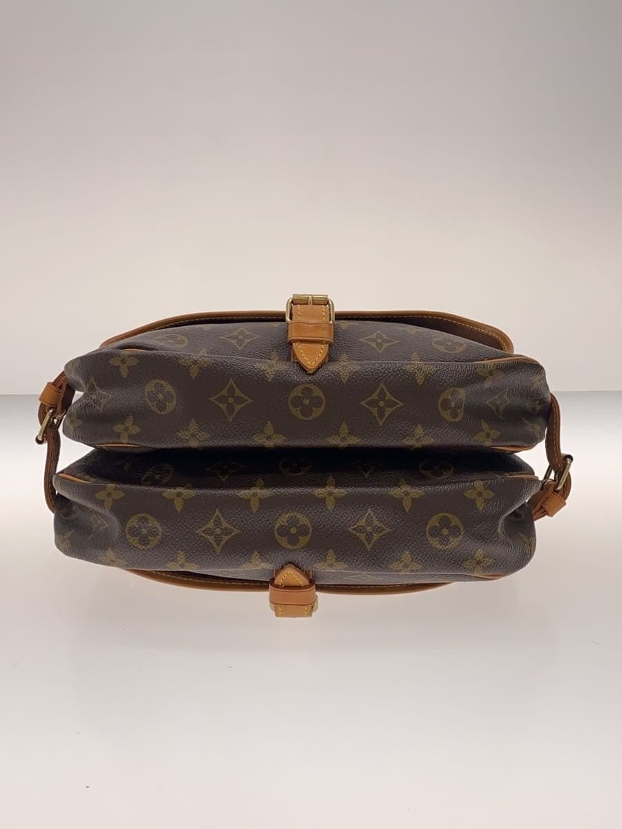 LOUIS VUITTON1)Saumur 30_Monogram Canvas PVC BRW 4