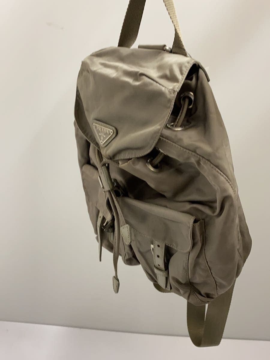 PRADA backpack nylon KHK plain 2