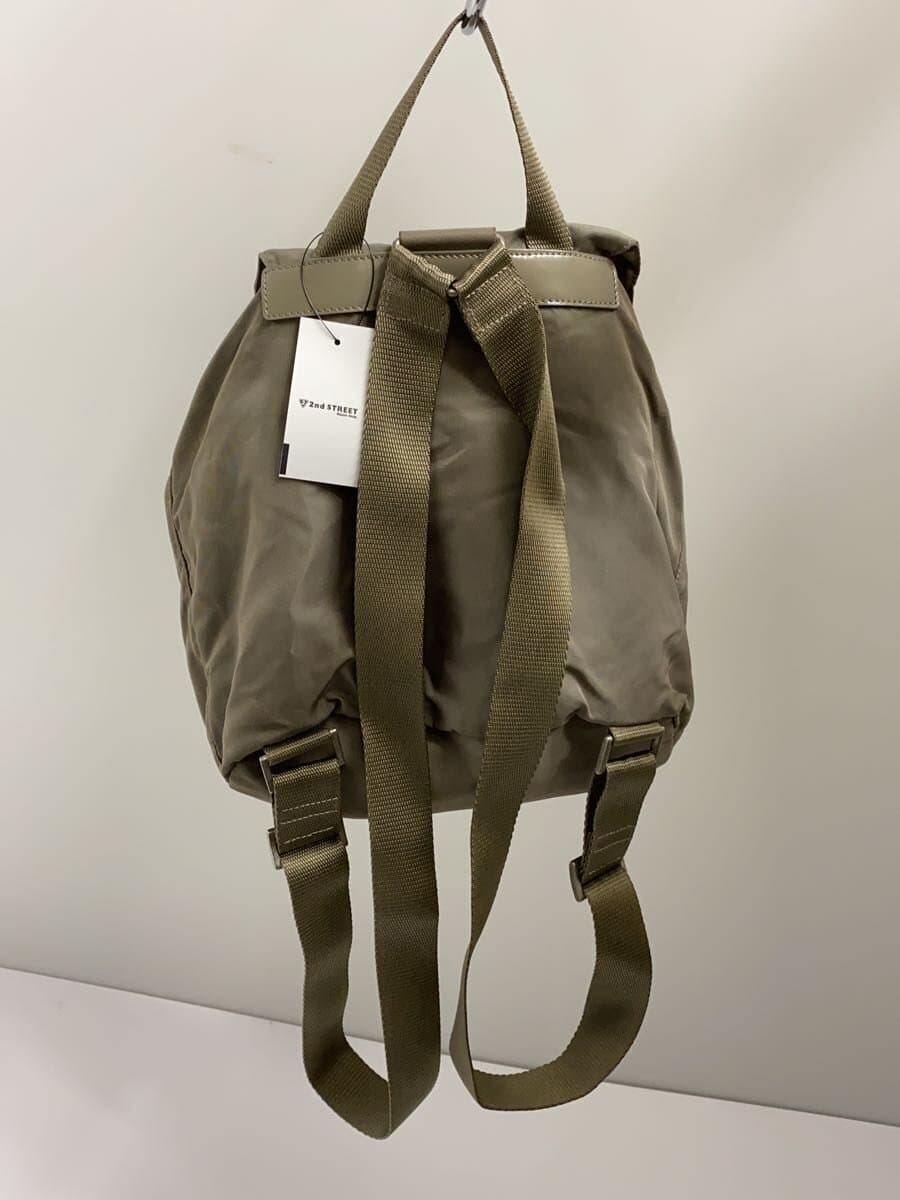 PRADA backpack nylon KHK plain 3