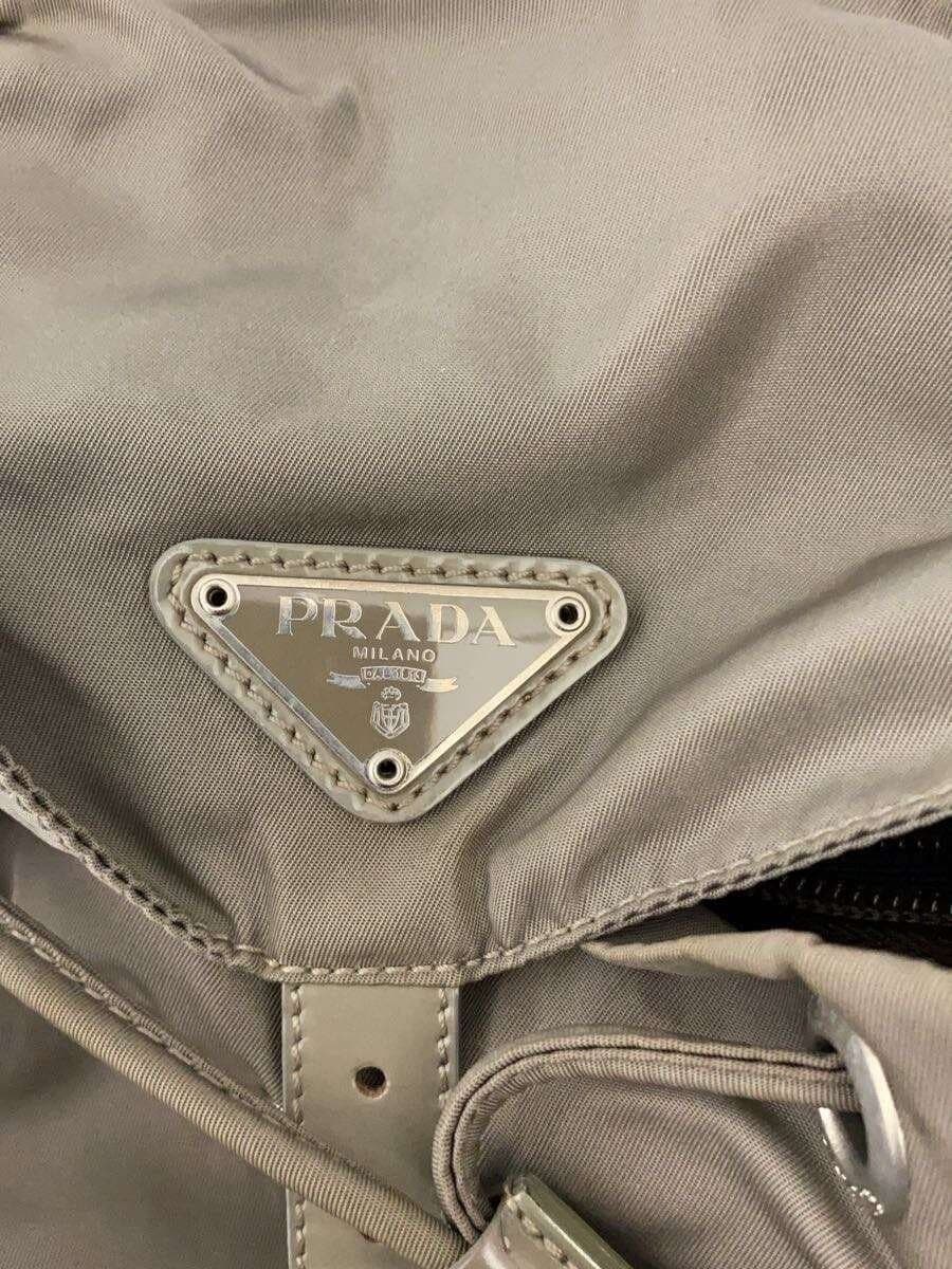 PRADA backpack nylon KHK plain 5