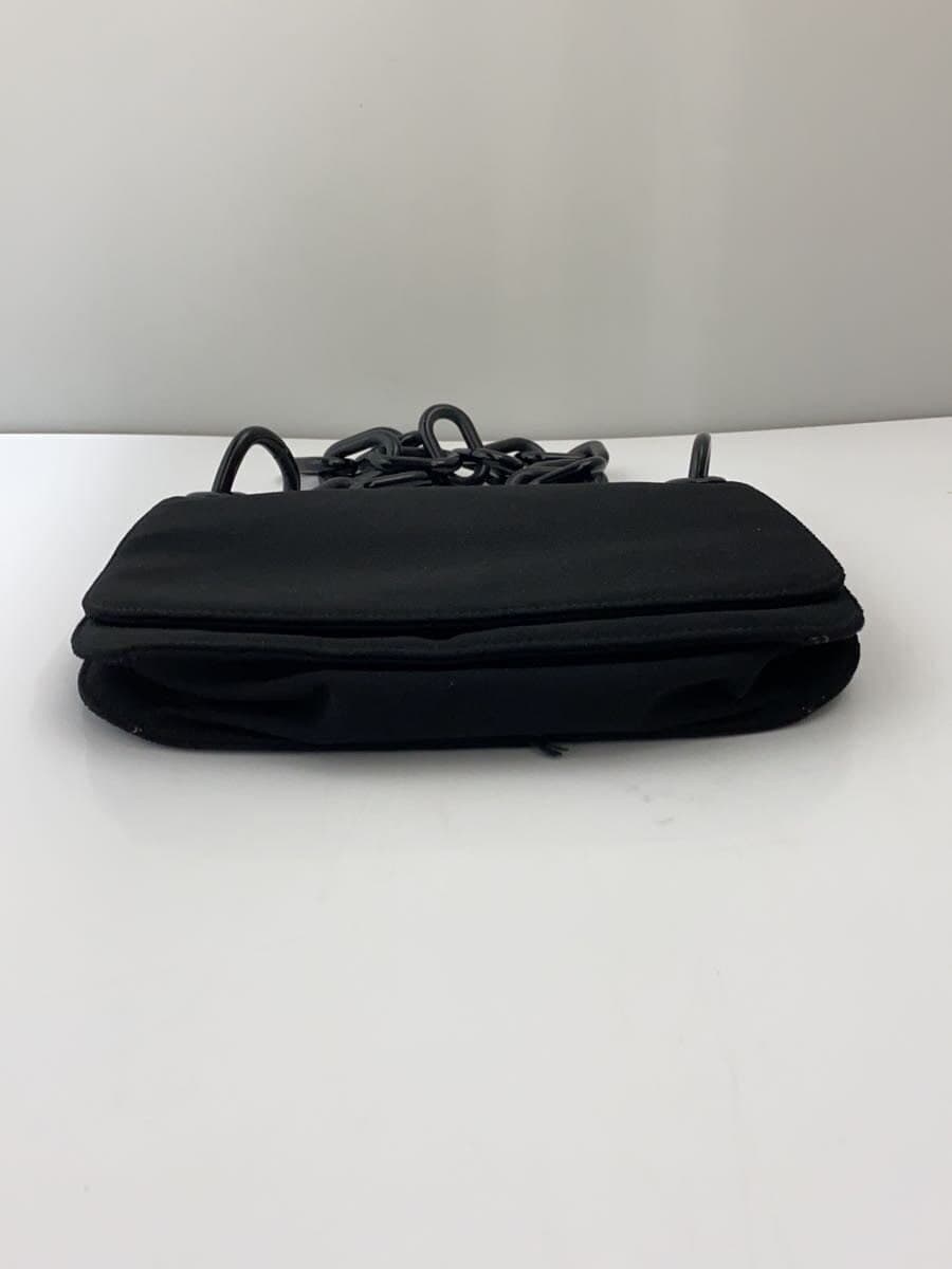 PRADA shoulder bag -- BLK plain B6436 4