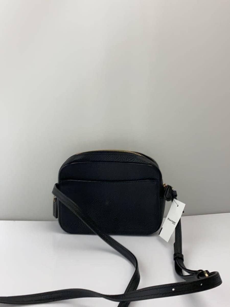 COACH Shoulder Bag Leather BLK 87734 3