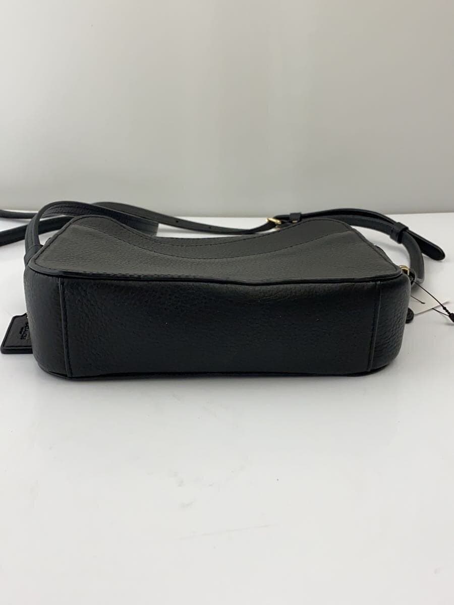 COACH Shoulder Bag Leather BLK 87734 4