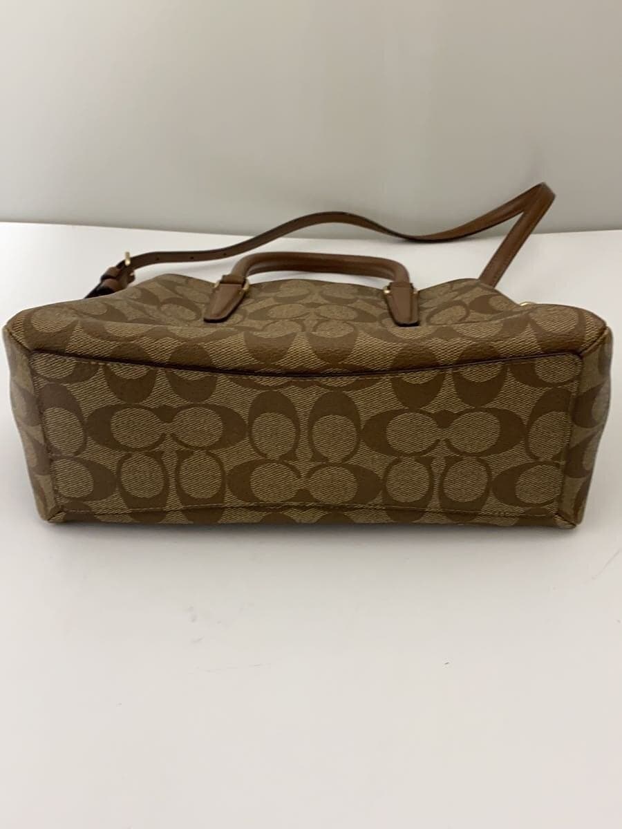 COACH Mini Sage Carryall Signature Brown PVC BRW Allover Pattern F29434 4