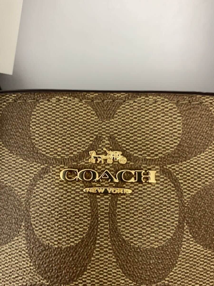 COACH Mini Sage Carryall Signature Brown PVC BRW Allover Pattern F29434 5