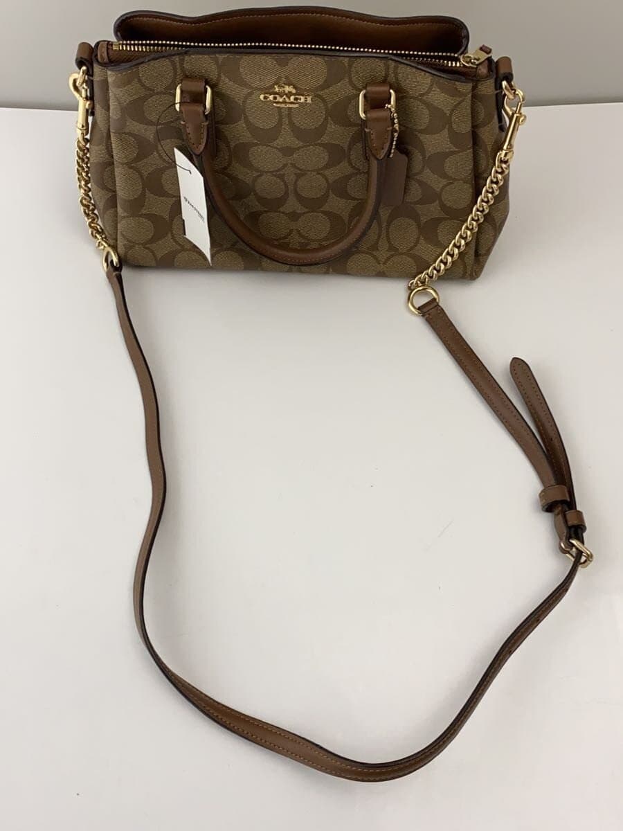 COACH Mini Sage Carryall Signature Brown PVC BRW Allover Pattern F29434 7
