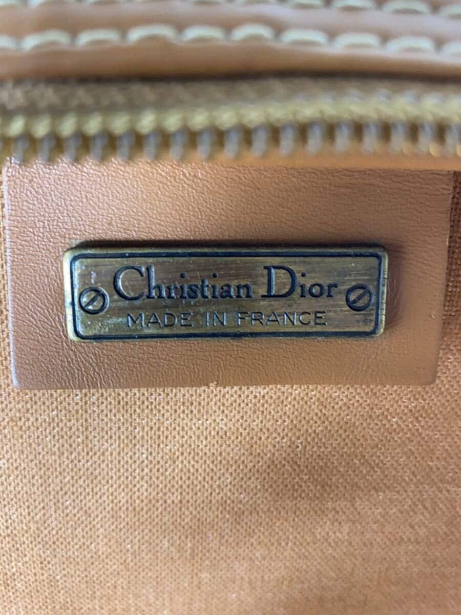 Christian Dior bag -- BEG all-over pattern 4