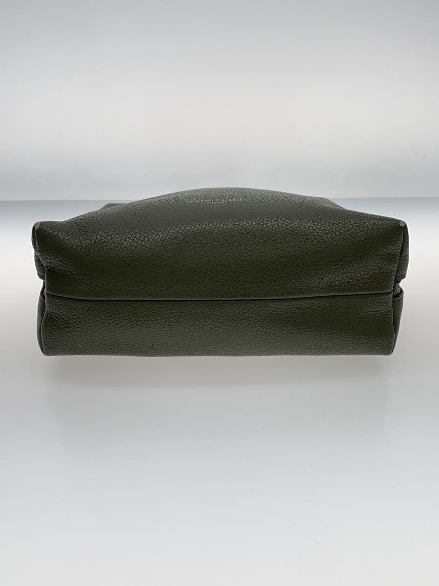 GIANNI CHIARINI Handbag Leather GRN Solid 4