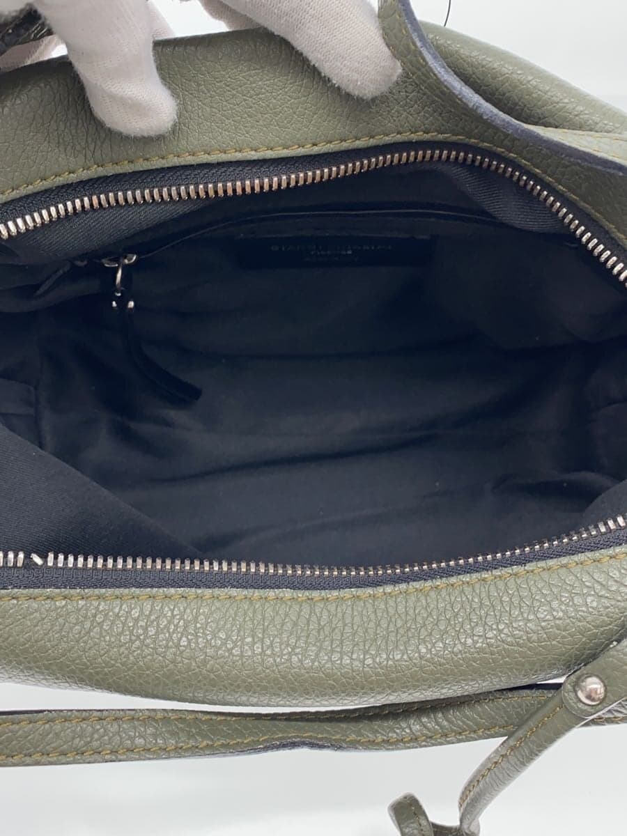 GIANNI CHIARINI Handbag Leather GRN Solid 6