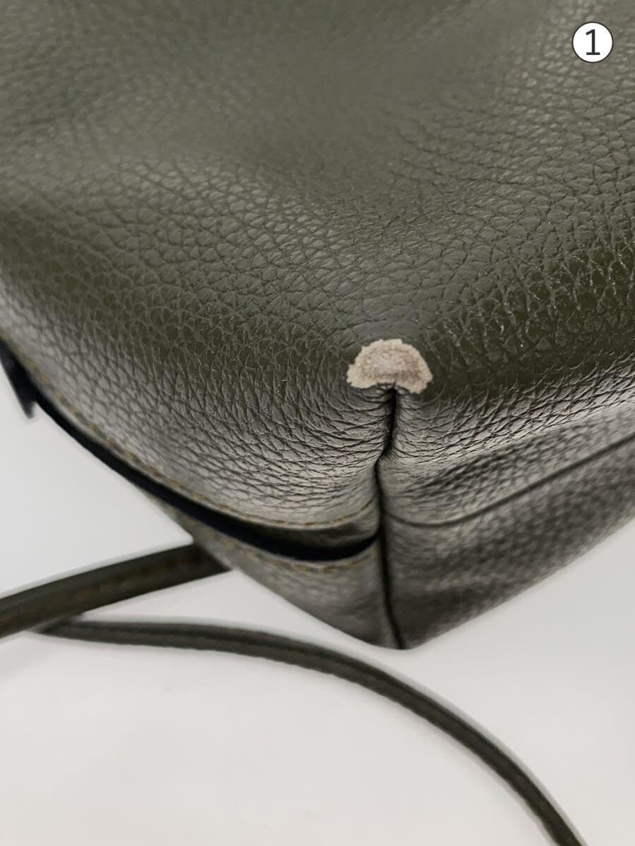 GIANNI CHIARINI Handbag Leather GRN Solid 8