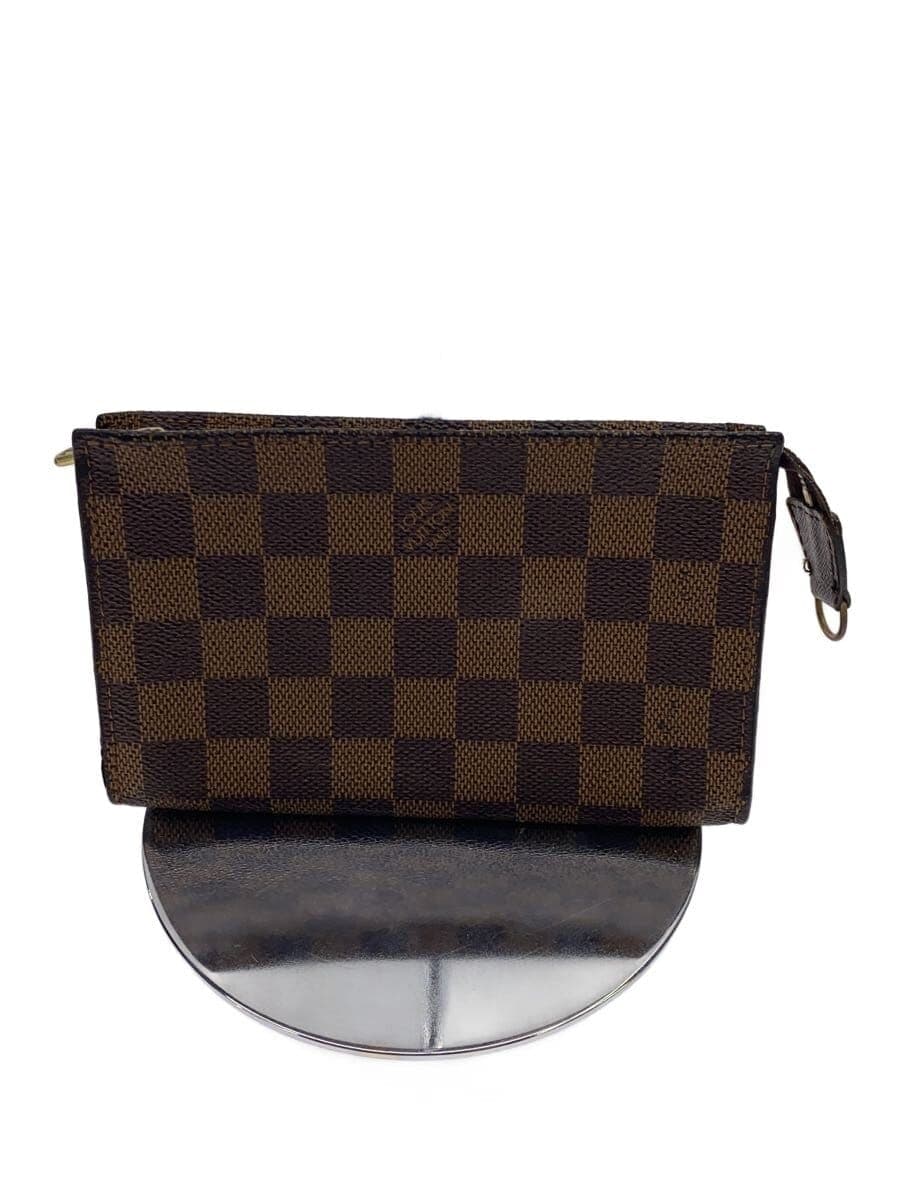 LOUIS VUITTON Pouch PVC BRW All Over Pattern