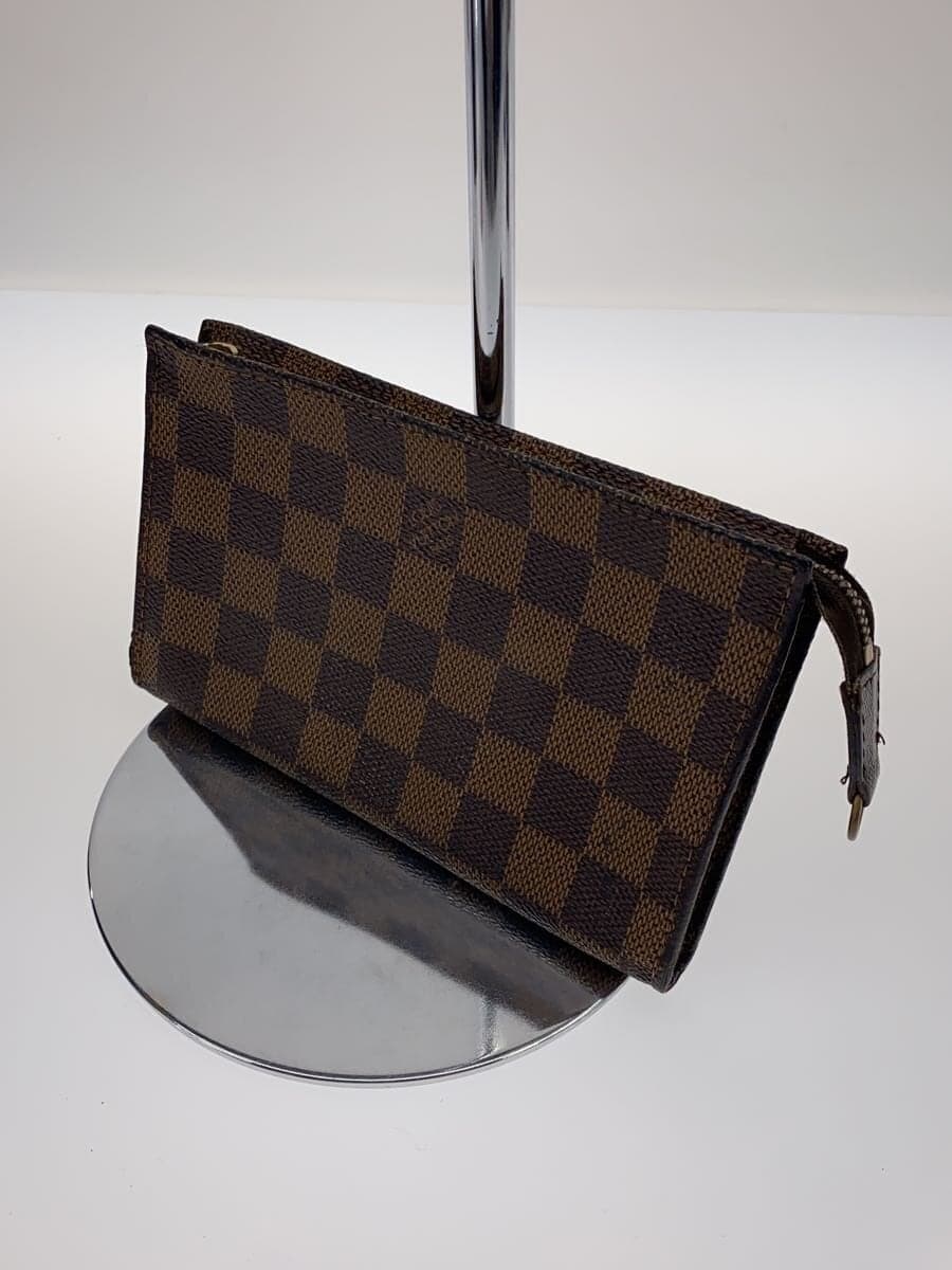 LOUIS VUITTON Pouch PVC BRW All Over Pattern 2