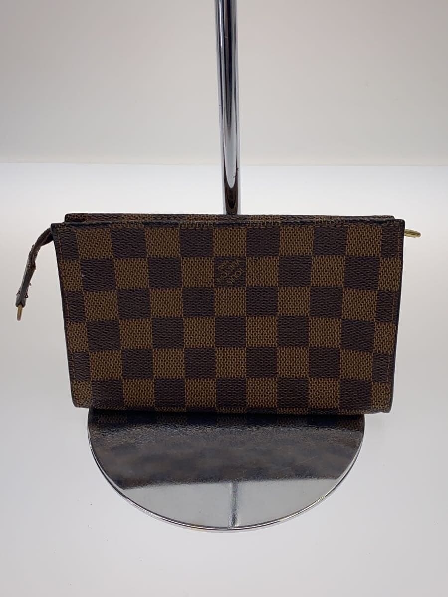 LOUIS VUITTON Pouch PVC BRW All Over Pattern 3