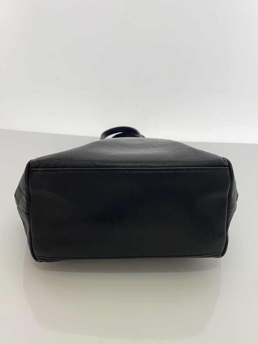 YOHJIYAMAMOTO+NOIR Handbag Leather BLK Solid 4