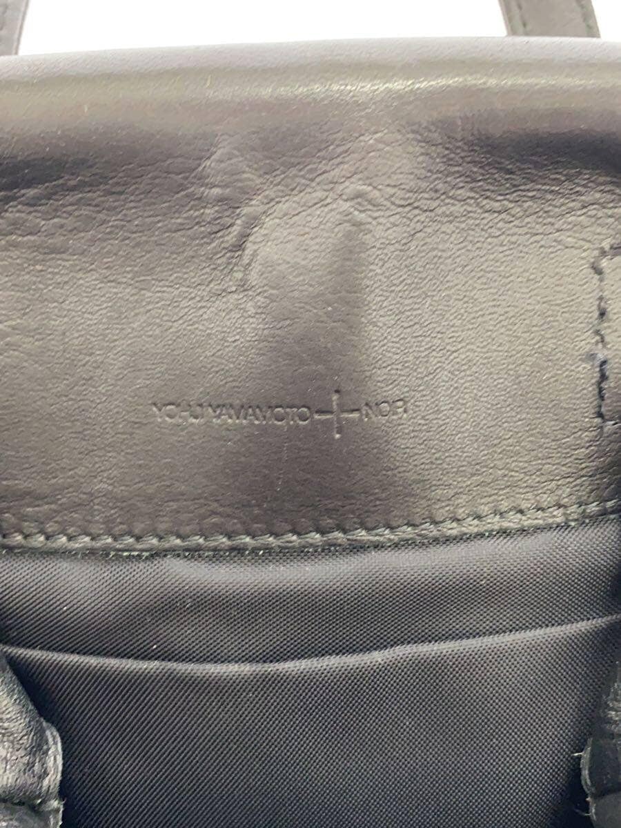 YOHJIYAMAMOTO+NOIR Handbag Leather BLK Solid 5