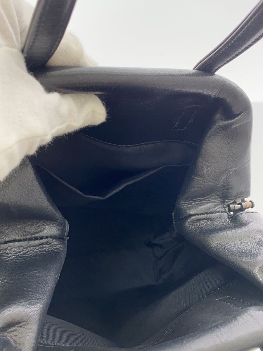 YOHJIYAMAMOTO+NOIR Handbag Leather BLK Solid 6