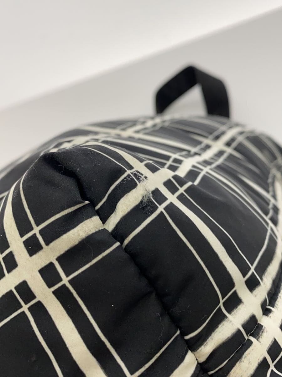 MARNI Nylon Puff Tote Tote Bag Nylon Black Check 7