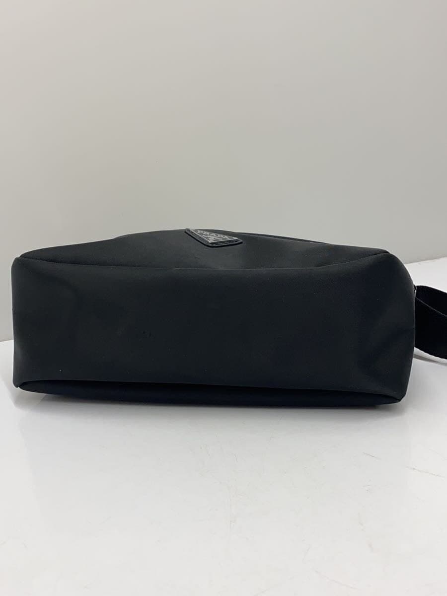 PRADA shoulder bag nylon BLK solid color 4