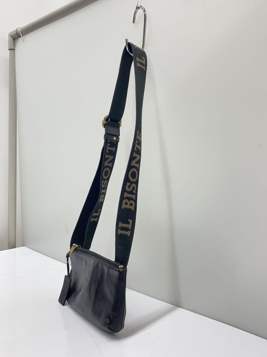 IL BISONTE Shoulder Bag -- BLK Solid Color 2