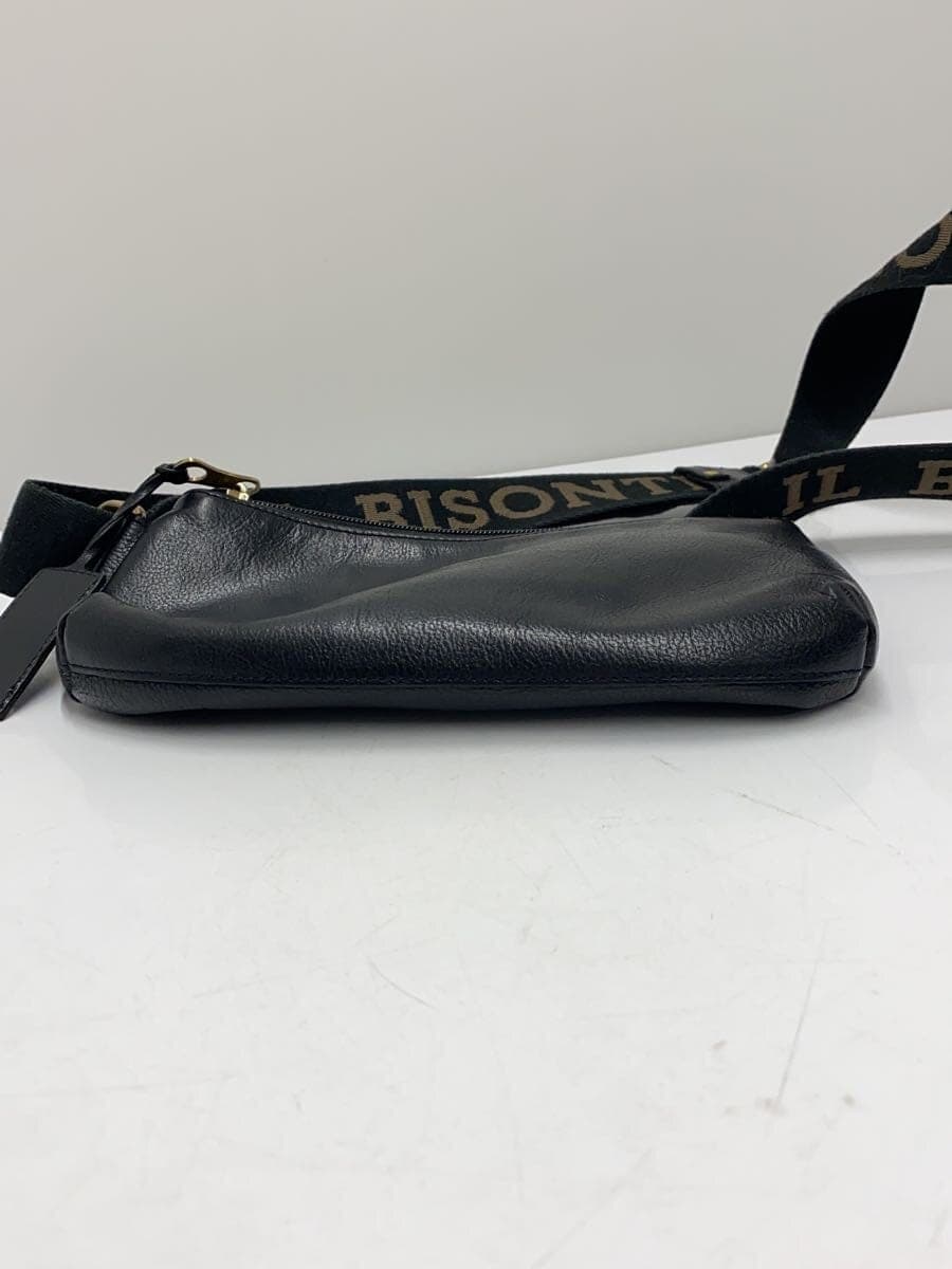 IL BISONTE Shoulder Bag -- BLK Solid Color 4