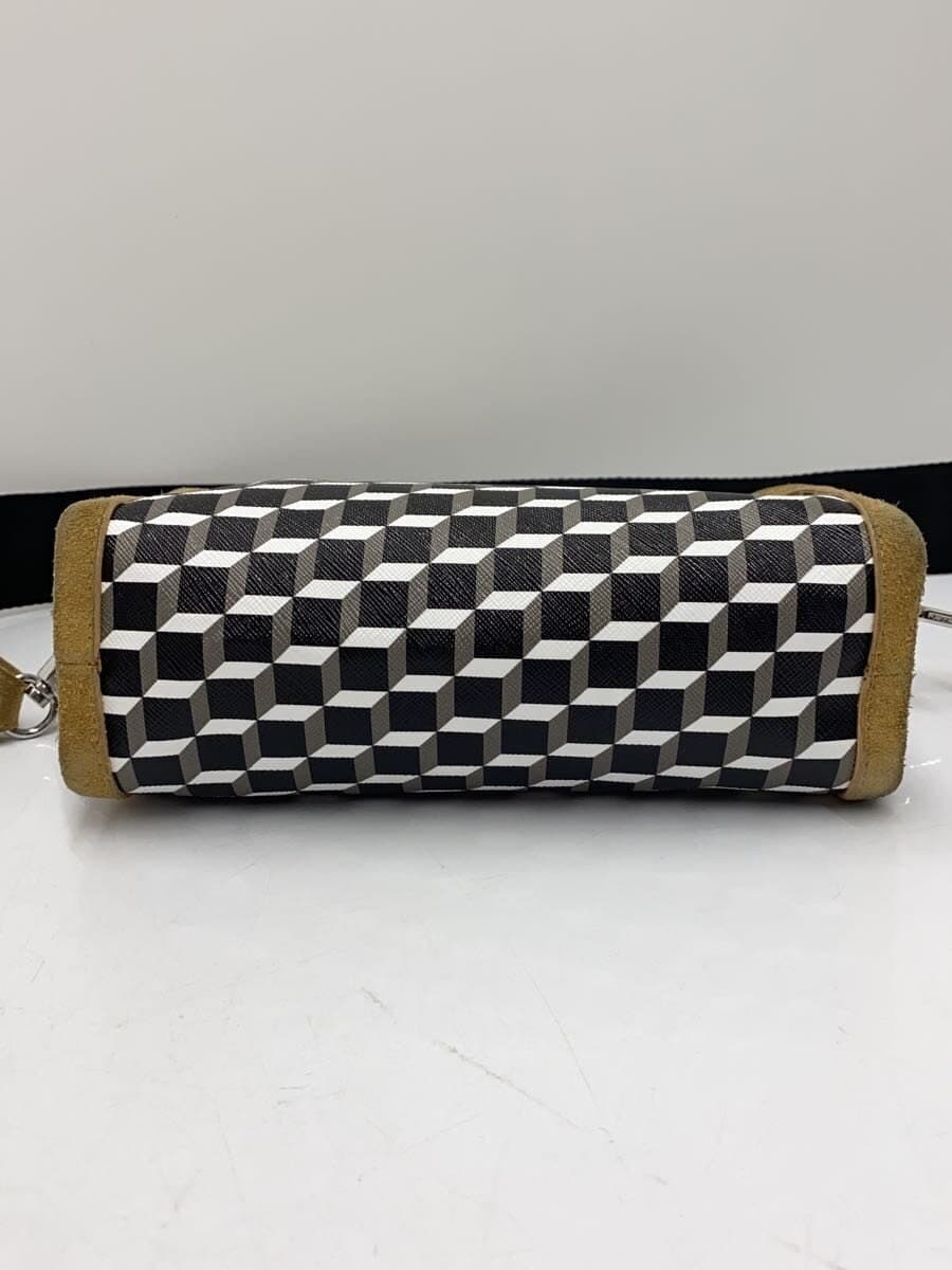 PIERRE HARDY shoulder bag leather multicolor all-over pattern 4