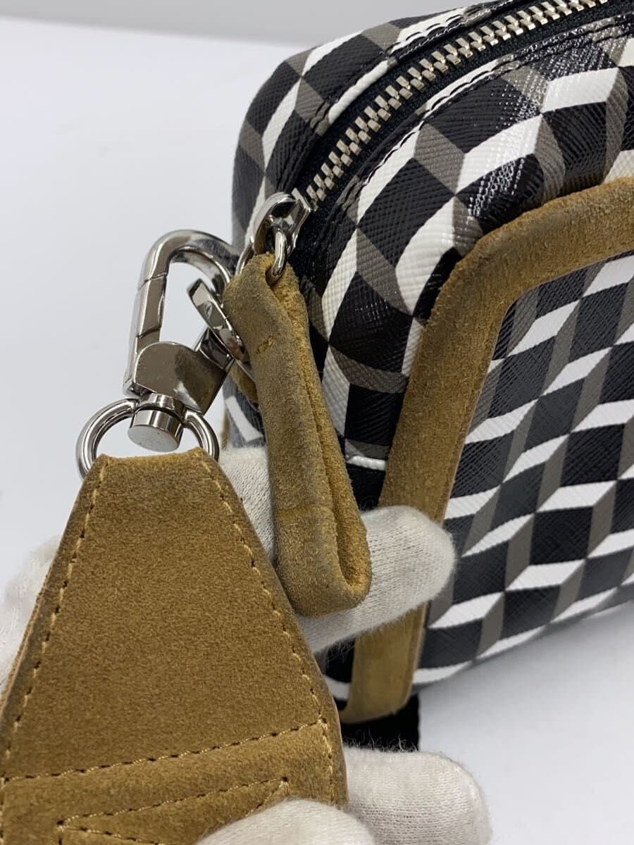 PIERRE HARDY shoulder bag leather multicolor all-over pattern 8