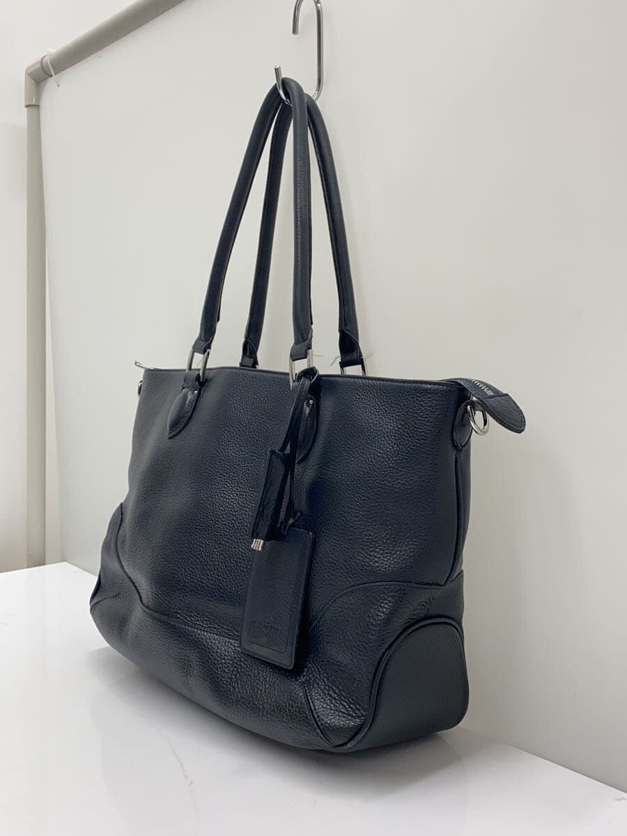 PELLE MORBIDA Bag Leather Navy Solid Color 2